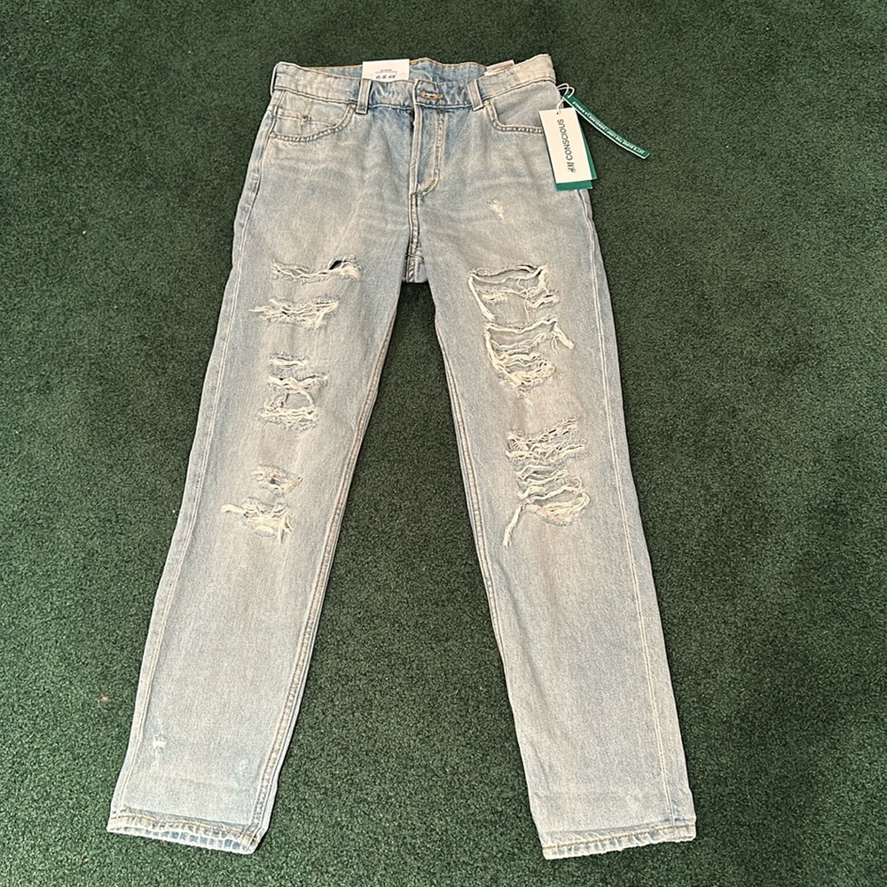 H&M ripped jeans